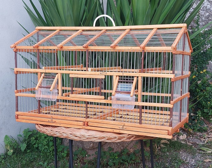 Large Bird Cage / Handmade Cage / Bird Cage / Canary Cage / Bird House