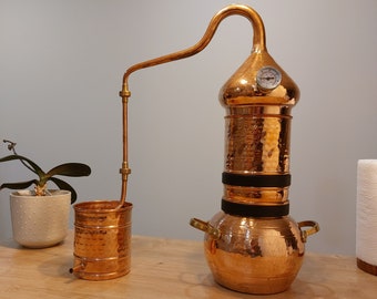 Column Alembic 3 L / Handmade Alembic / Copper Alembic Still / Alembic Distiller / Essential Oil Distiller / Distillation / Alembic Still