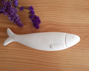 かわいい陶器の魚 / 陶器の魚 / 手作りアート / 魚のギフト