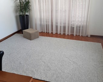 Extra Large White and Grey Rug / Rugs for Living Room / Area Rugs / Handwoven Rug / Nursery Rug / Super Soft Rug / Bedroom Rug / Hallway Rug