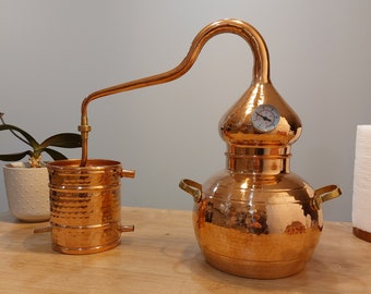 Traditional Alembic 5 L / Copper Alembic Still / Alembic Distiller / Essential Oil Distiller / Distillery / Still For Essential Oils