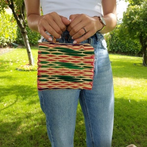 Mini Natur Schilf Tasche / Schilf Korb Tasche / Sommer Tasche / portugiesischer Korb / Kleine Tasche / Stroh Geldbörse / Geschenktasche / Mini Tasche / Korb Geldbörse