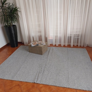 Large Grey Rug / Hallway Rug / Cotton Rug / Rustic Rug / Rugs for Living Room / Area Rugs / Queen Bed Rug / Entryway Rug / Rugs for Bedroom