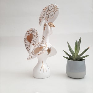 Galo de Cerâmica / Galo Português / Galo de Barcelos / Decoração de Galo / Presente de Natal / Arte de Galo / Cozinha de Galo / Galo de Fazenda