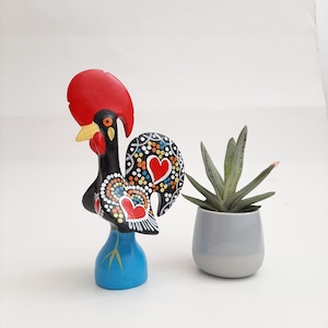 Coq de Barcelos / Coq en céramique / Coq portugais / Art de coq / Coq rustique / Coq de ferme / Céramique vintage / Coq cadeau