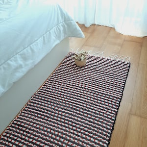 Lång löpmatta 300 cm / Köksmatta / Löparmatta / Vardagsrumsmatta / Sovrumsmatta / Entrématta / Bohomatta / Vintagematta / Trasmatta