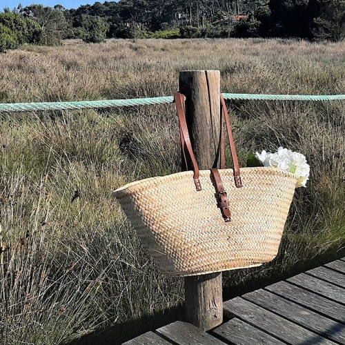 French Market Basket / Market Bag / Straw Tote Bag / Straw Etsy