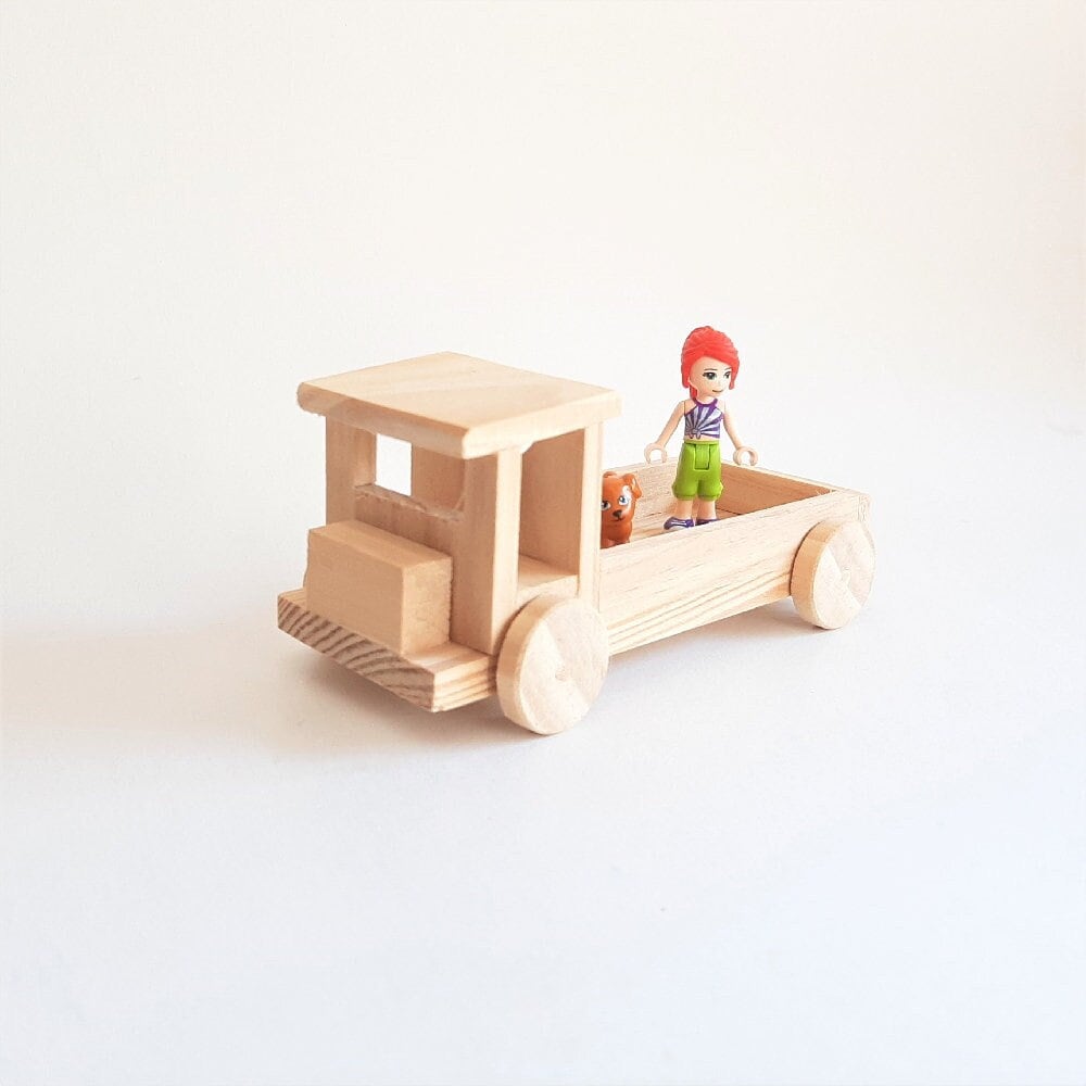 Miniature Wooden Truck to Paint / Wooden Toy to Paint / Wooden Etsy
