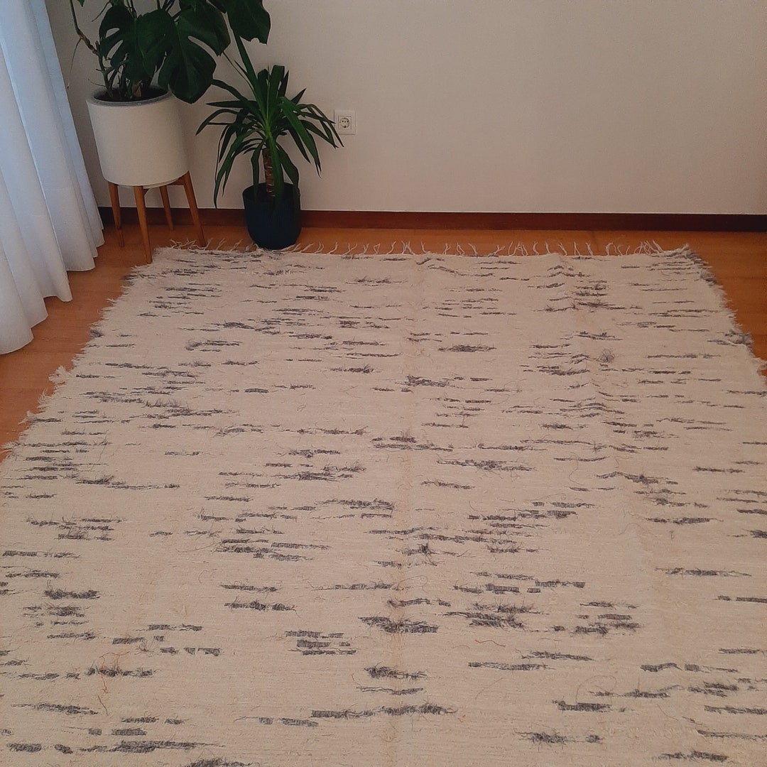 Extra Large Cream Grey Rug 300x200cm / Neutral Area Rug / Soft Rug ...