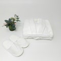 Cotton Bathrobe / Towel Robe / White Bathrobe / Comfy Robe / Bath Robe / Unisex Robe / Long Bathrobe / Soft Robe / Dressing Gown product logo