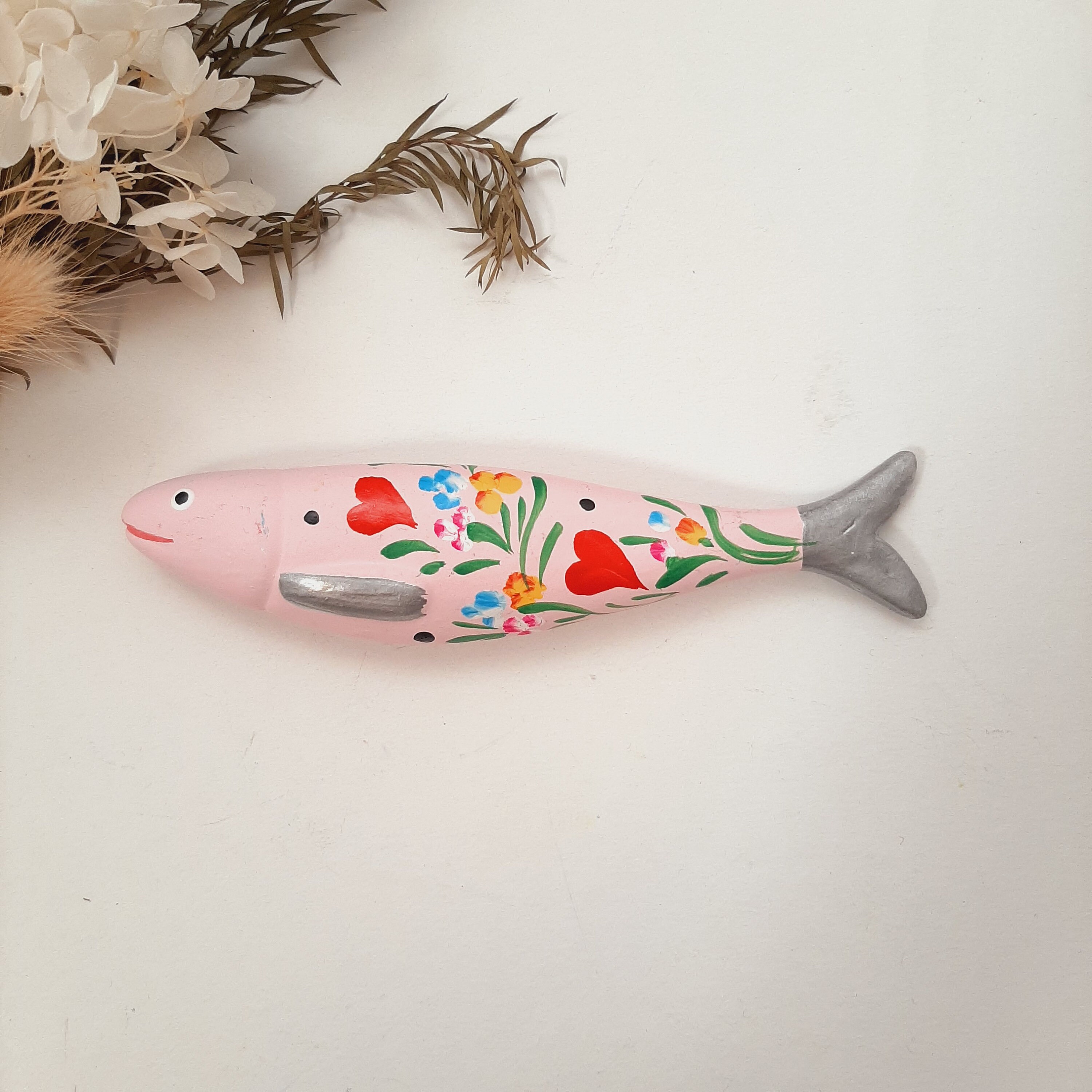 小さな陶器のイワシ / 陶器の魚 / ポルトガルの陶器 / 陶器の