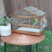 Rustic Bird Cage Full Handmade / Canary Cage / Bird House / Brown Rustic Cage / Parakeet Cage / Love Your Bird / Bird Home 