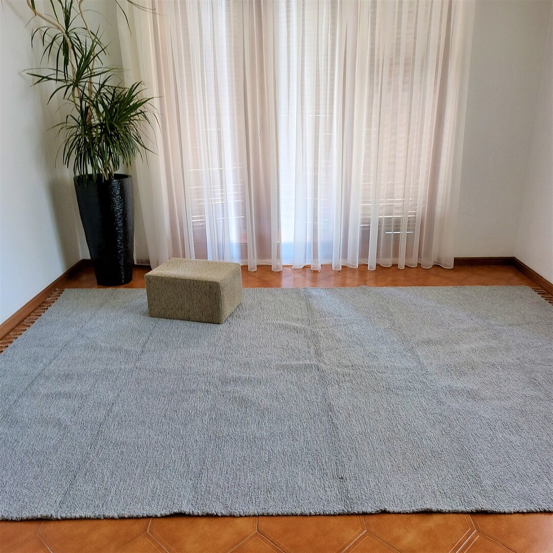 Extra Large Light Grey Rug 300x200cm / Rugs for Living Room / Soft Rug ...