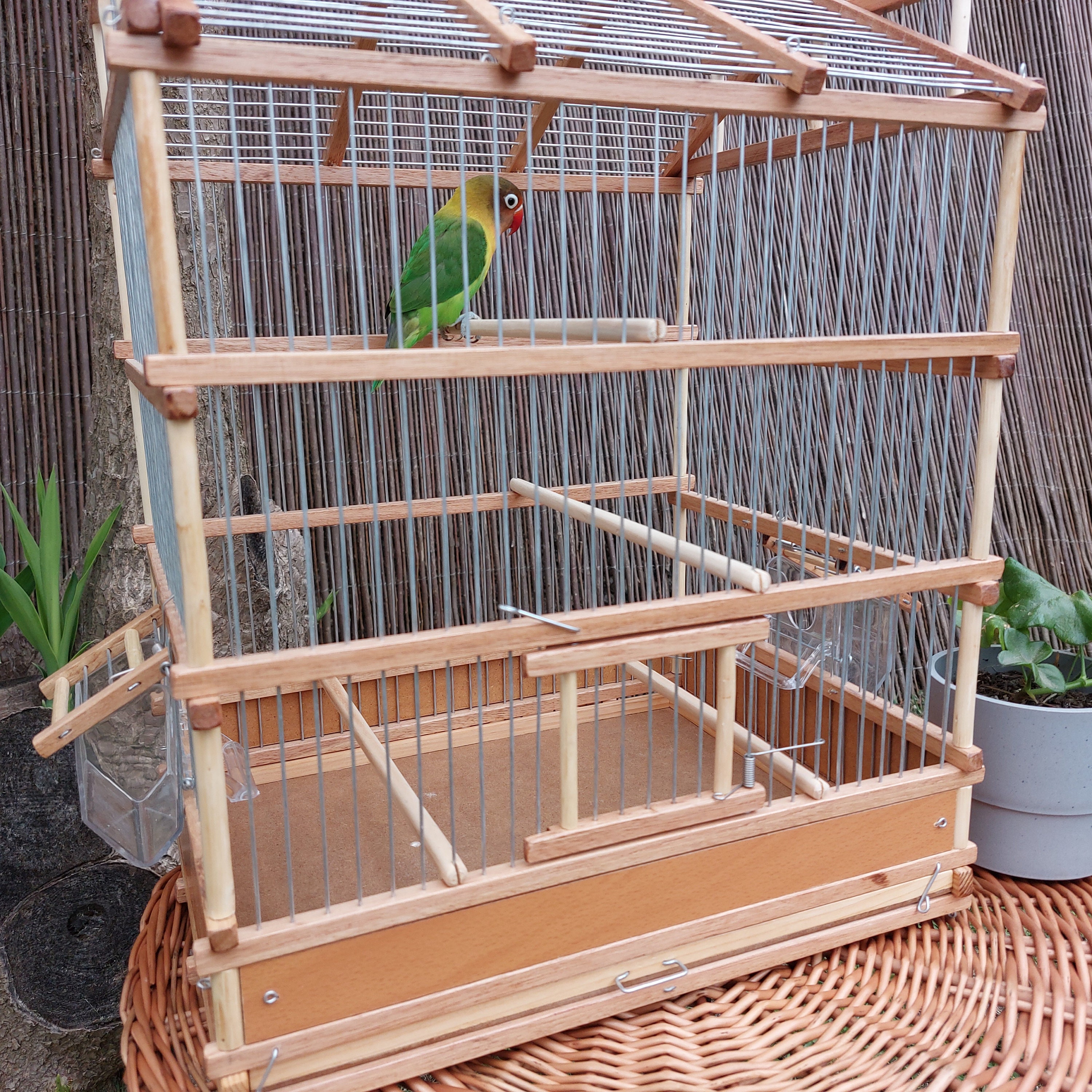 手作りの鳥かご / 鳥かご / カナリアケージ / 鳥の家 / インコケージ