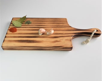 Wood Cheese Board / Wooden Cutting Board / Wood Charcuterie Board / Wooden Kitchen Board / Vintage Cutting Board