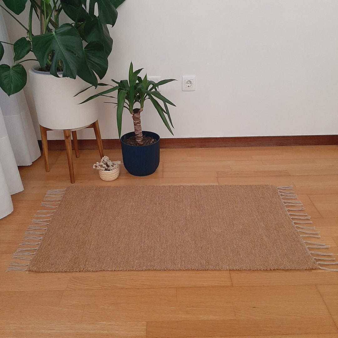 Small Camel Rug / Rag Rug / Soft Rug / Bathroom Rug / Bath Mat ...