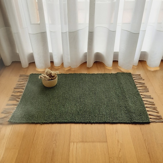 Mini Pine Grüner Teppich / Teppich Teppich / Teppichvorleger / Badvorleger / Badvorleger / Bettvorleger / Küchenteppich / Waschbar / Flurteppich