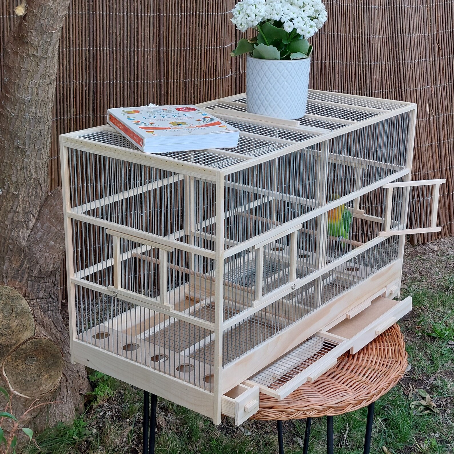 Large Rectangular Bird Cage Full Handmade / Canary Cage / Bird Etsy