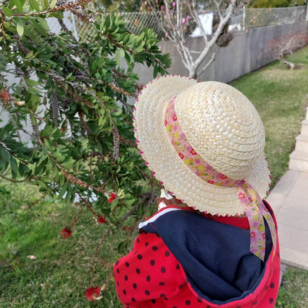 Baby Girls Straw Hat Rainbow