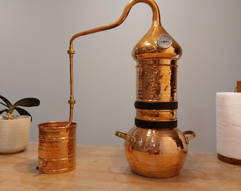 Column Alembic 3 L / Handmade Alembic / Copper Alembic Still / Alembic Distiller / Essential Oil Distiller / Distillation / Alembic Still