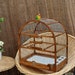 Oval Bird Cage Full Handmade / Canary Cage / Parakeet Cage / Rustic Cage / Bird House / Love Your Bird / Bird Home / Gift For Pet Bird 