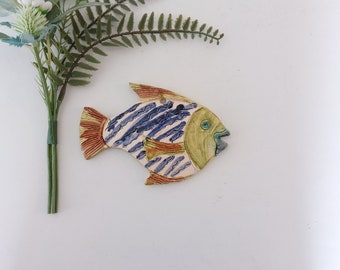 かわいい陶器の魚 / 陶器の魚 / ハンドメイドアート / 魚のギフト