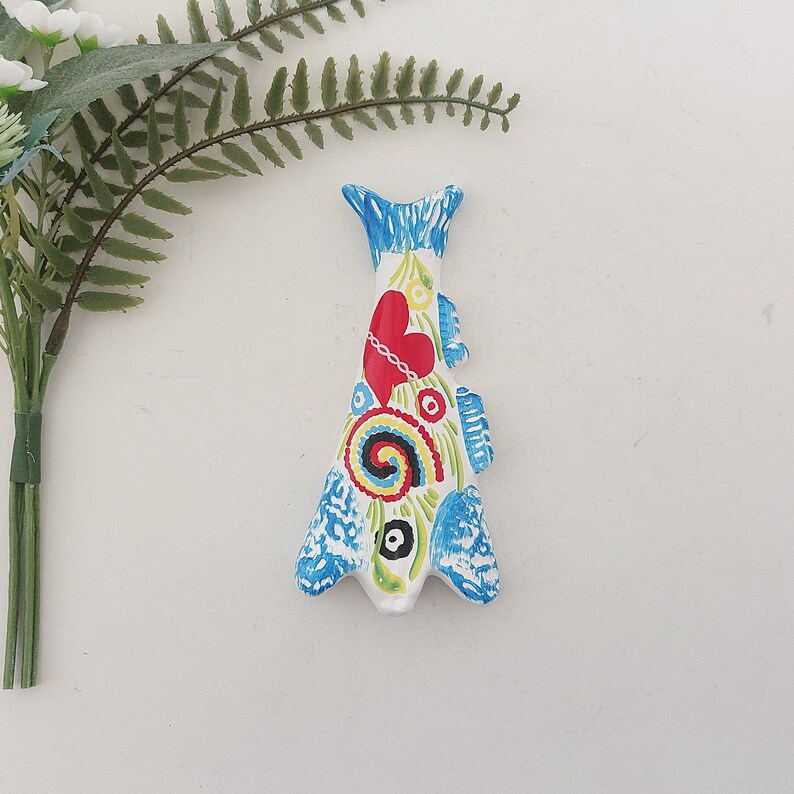 Decoration Cod Fish Small Ceramic Cod Fish/ Cod Fish / Fish Art / Ceramic Fish / Ceramic ...