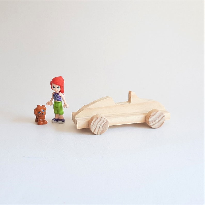 Wooden Car to Paint / Miniature Wooden Car / Wood Toy to Paint Etsy