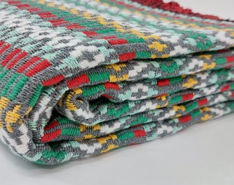 Traditional Portuguese Blanket 160x220cm / Cotton Blanket / Wool Blanket / Sofa Blanket / Vintage Blanket / Farmhouse Decor / New Home Gift