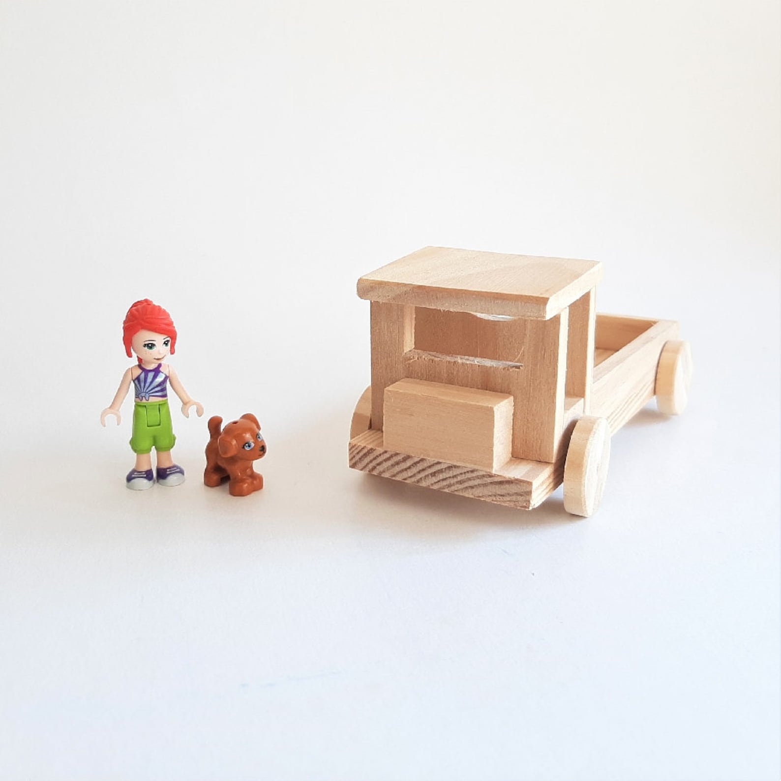 Miniature Wooden Truck to Paint / Wooden Toy to Paint / Wooden Etsy
