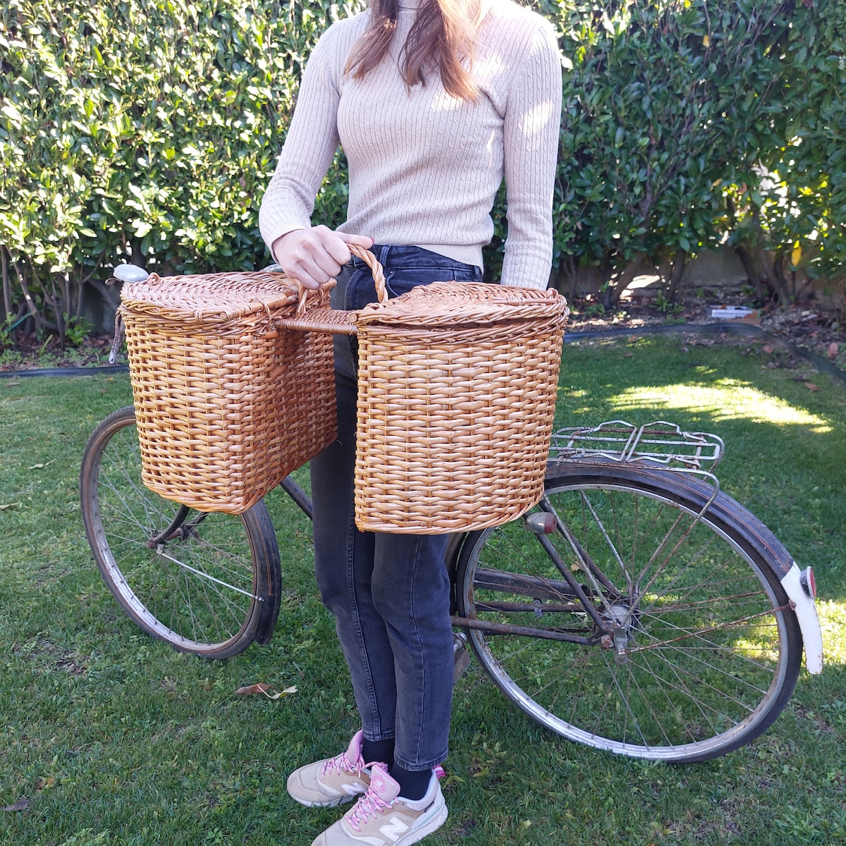 Large Rear Bicycle Basket