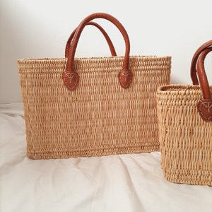 Martha Natural Straw Tote Bag