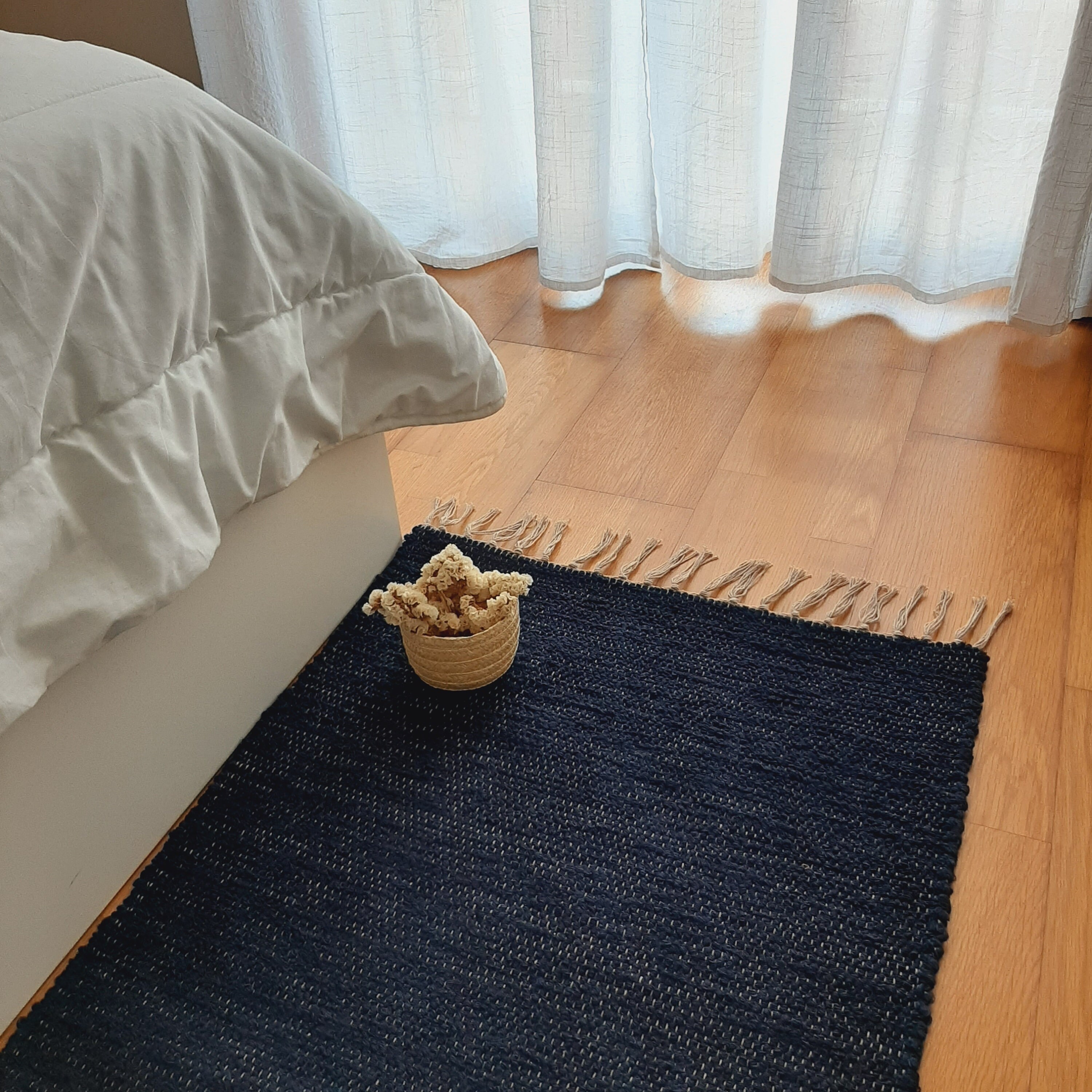 Long Runner Rug Dark Blue 300cm / Rug Runner / Hallway Rug / Floor Rug ...