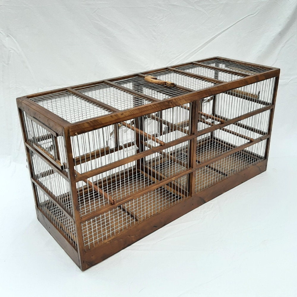 Large Rectangular Bird Cage Full Handmade / Canary Cage / Bird Etsy