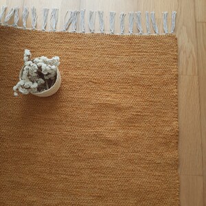 Runner Rug Caramel Yellow Rug 200cm / Kitchen Rug / Floor Rug / Runner ...