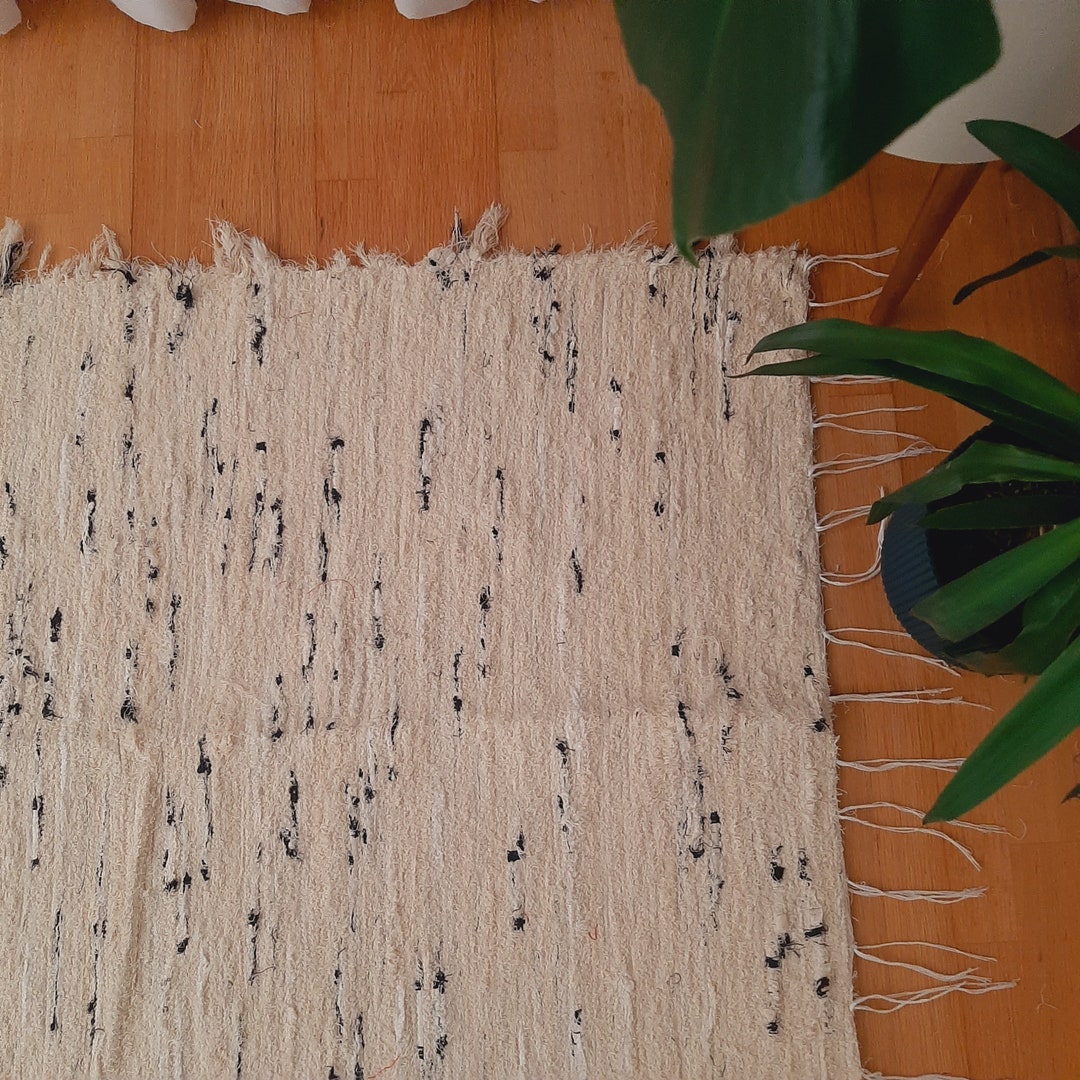 Extra Large Cream Black Rug / Neutral Rug / Aesthetic Rug / Living Room ...