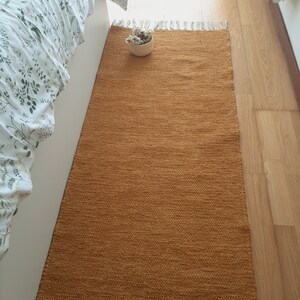 Runner Rug Caramel Yellow Rug 200cm / Kitchen Rug / Floor Rug / Runner ...