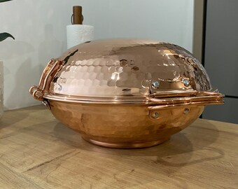 銅製の槌目模様のカタプラーナ / カタプラーナの調理器具 / 銅製の鍋