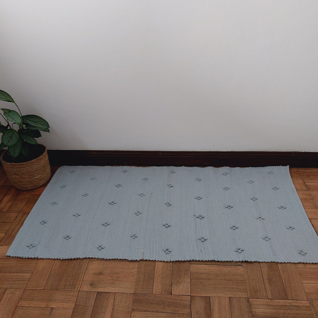 Small Grey Rug / Hallway Rug / Entry Rug / Bath Mat / Bedside Rug ...