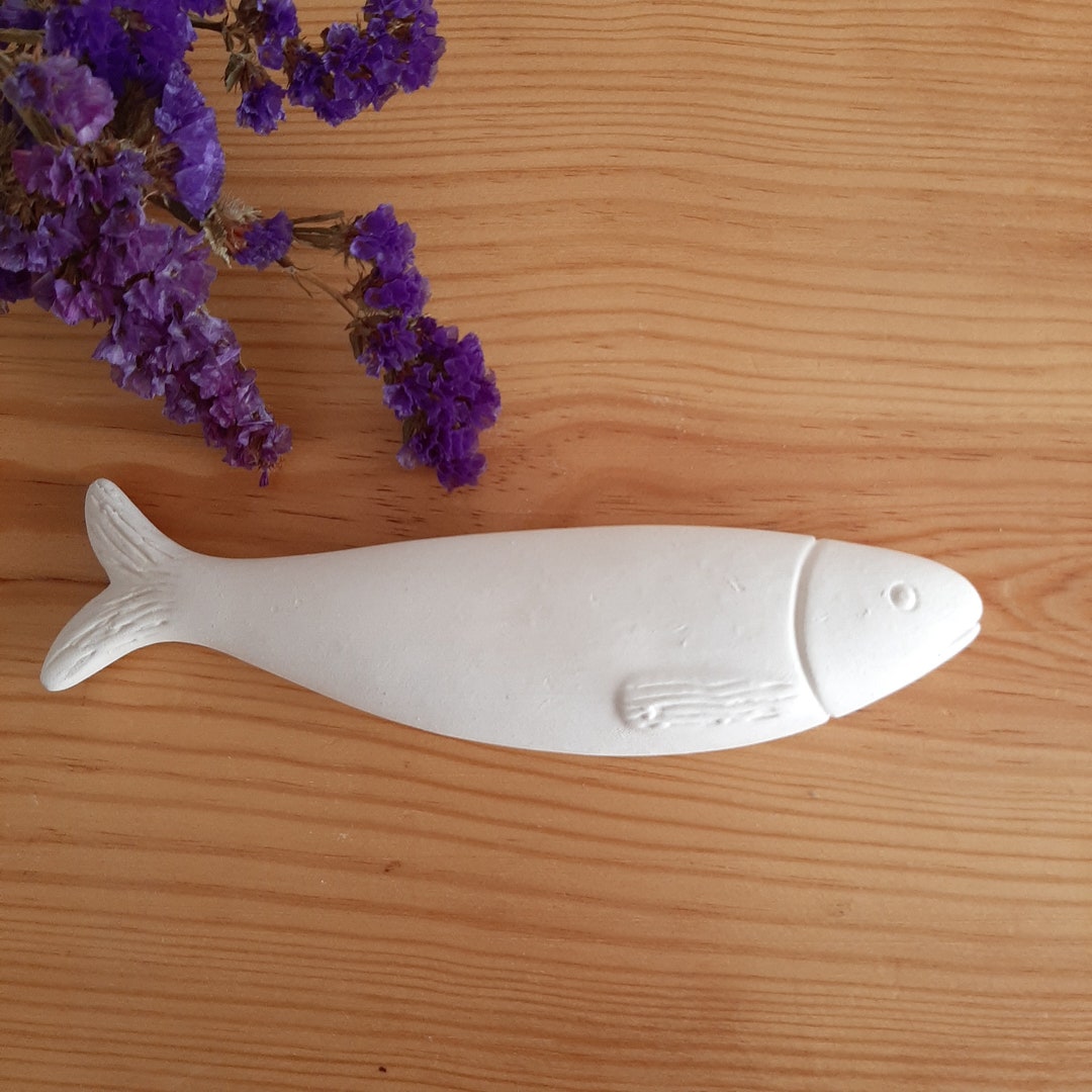 Ceramic Fish / to Paint / Ceramic Sardines / Ceramic Figurines to Paint