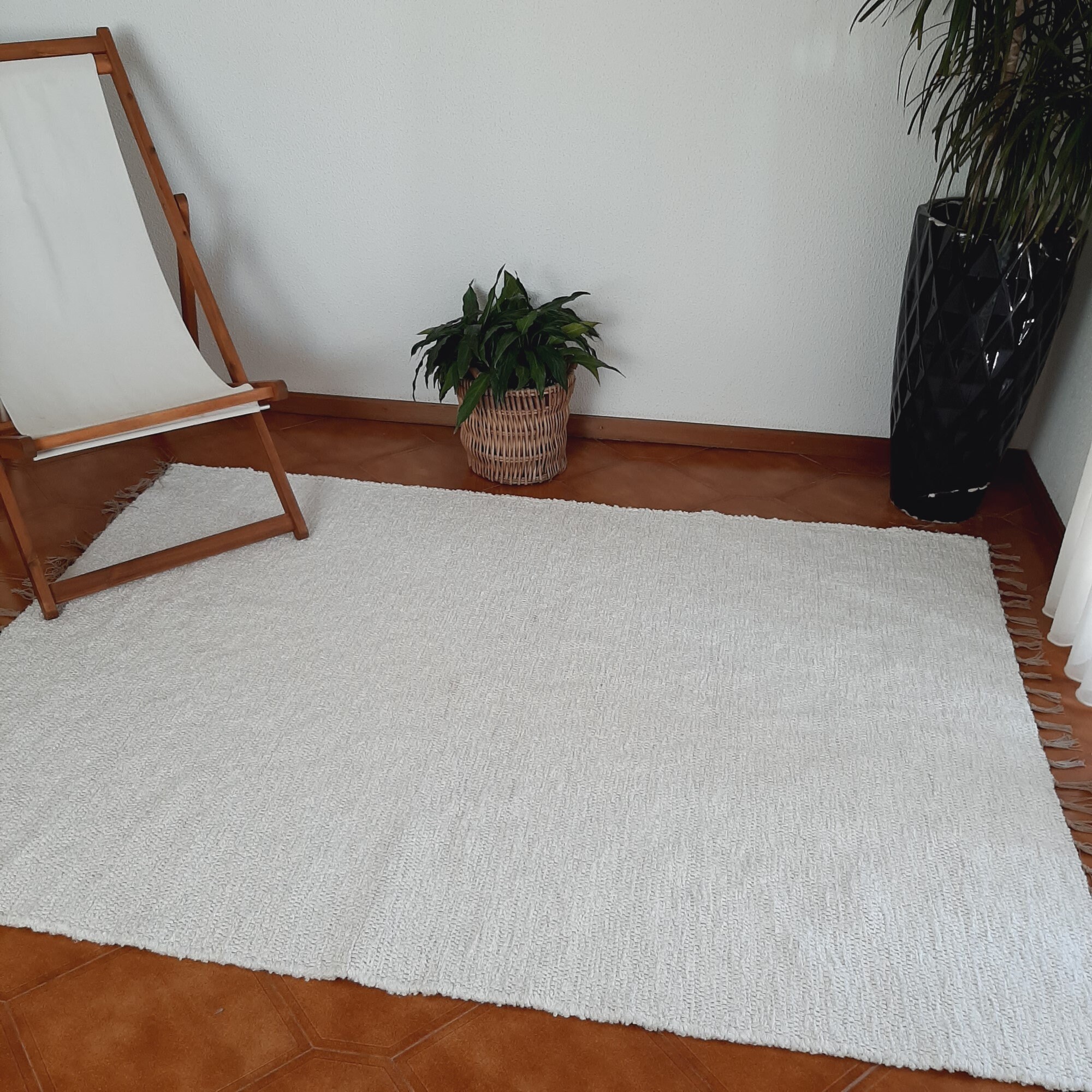 Large Pure White Rug / Boho Rug / Cotton Rug / Super Soft Rug / Rugs ...