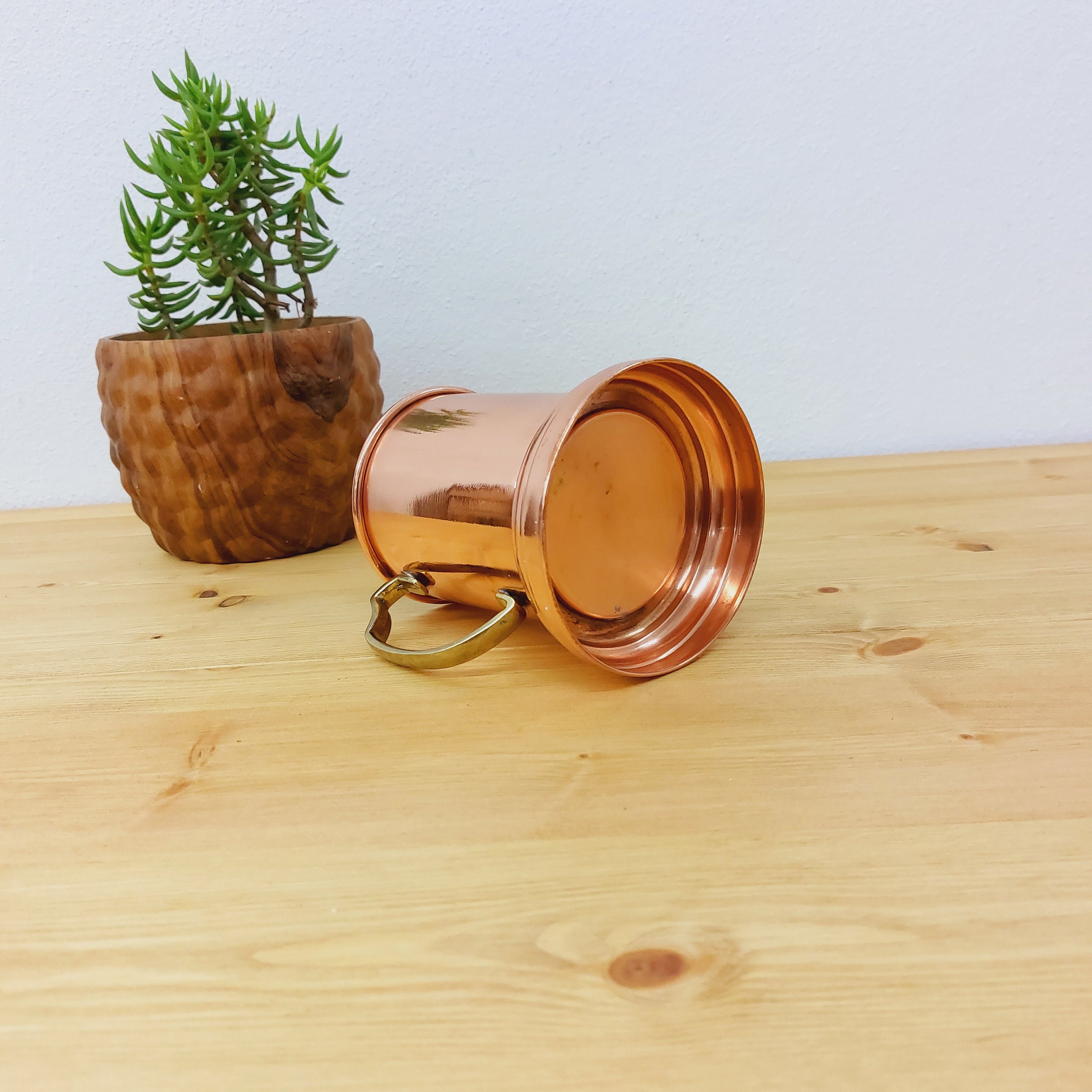 銅製ビールジョッキ 0.5L / ヴィンテージマグ / バーアクセサリー 