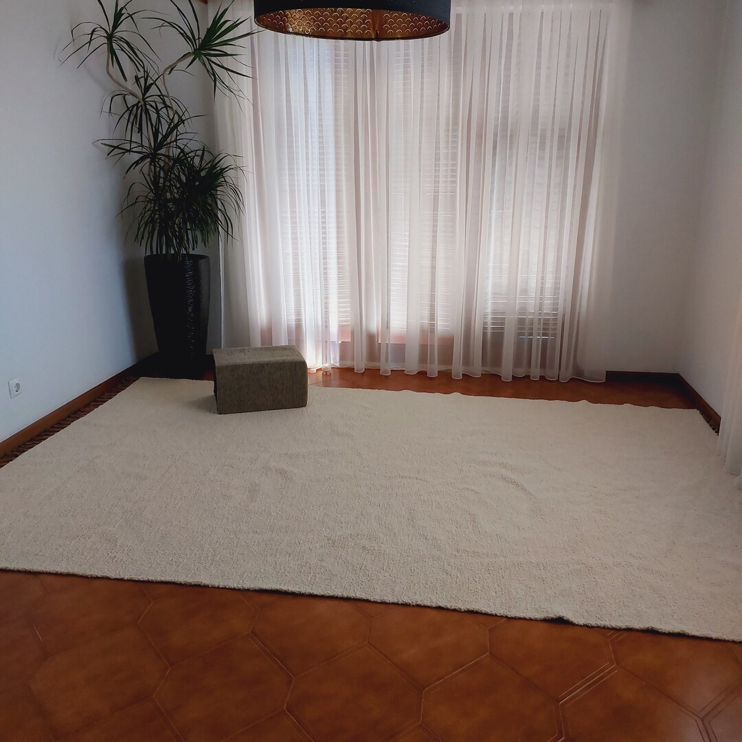 Extra Large Cream Rug / Area Rug / Living Room Rug / Soft Rug / Room ...