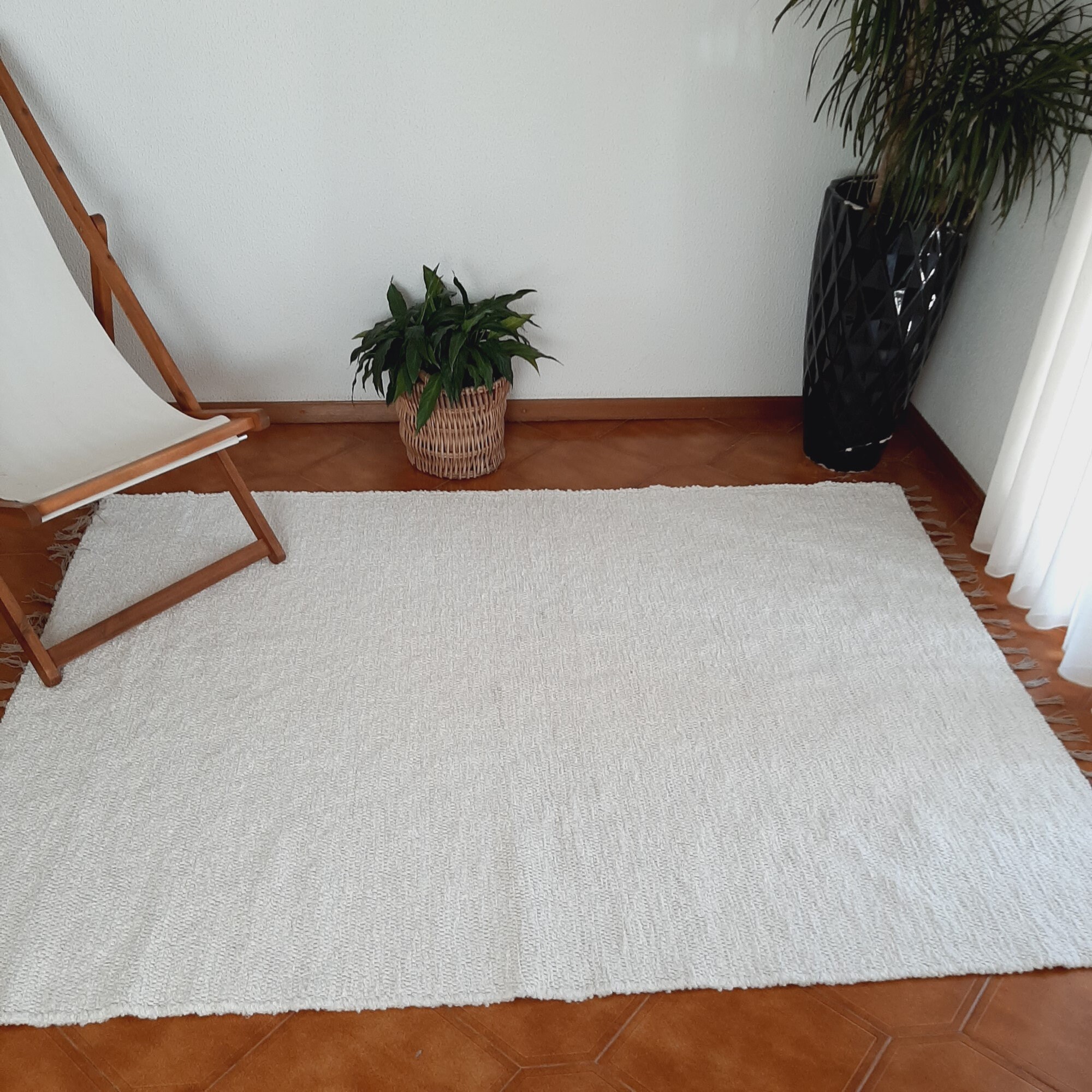 Large Pure White Rug / Boho Rug / Cotton Rug / Super Soft Rug / Rugs ...