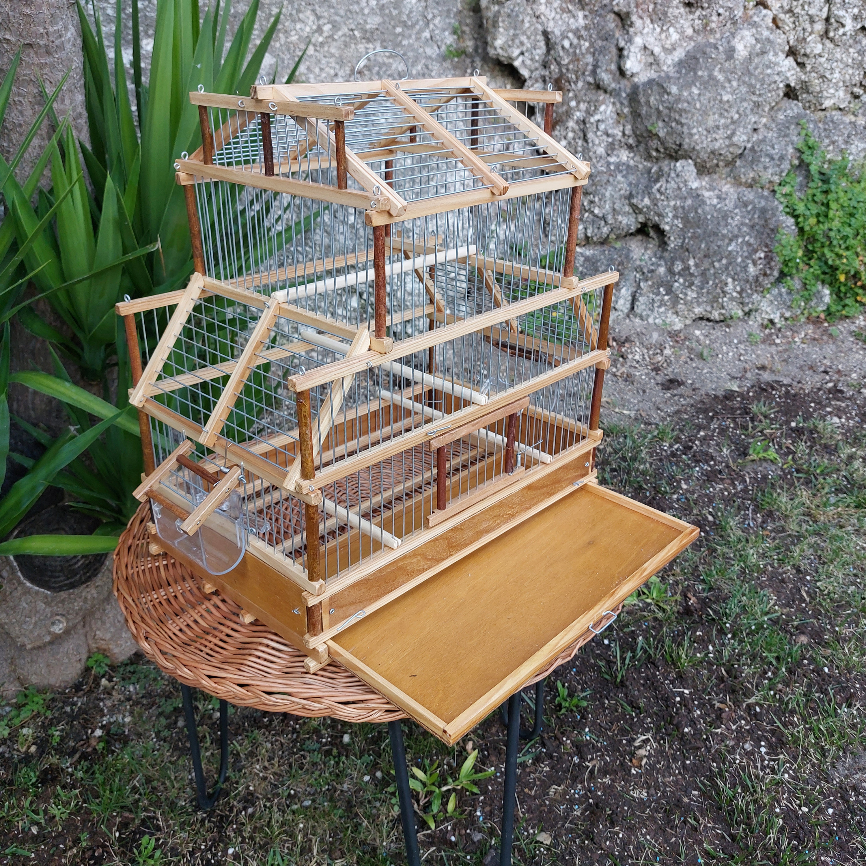 Castle Bird Cage / Handmade Cage / Love Your Bird / Canary Cage / Bird ...