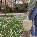 Original Jane Birkin Basket / Cane Basket / Birkin Basket / Vintage Basket Bag / Basket With Lid / Summer Bag / Basket Purse / Bohemian Bag product logo