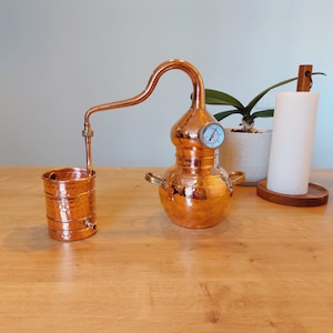 Traditional Alembic 1 L / Copper Alembic Still / Alembic Distiller / Essential Oil Distiller / Distillery / Still For Essential Oils