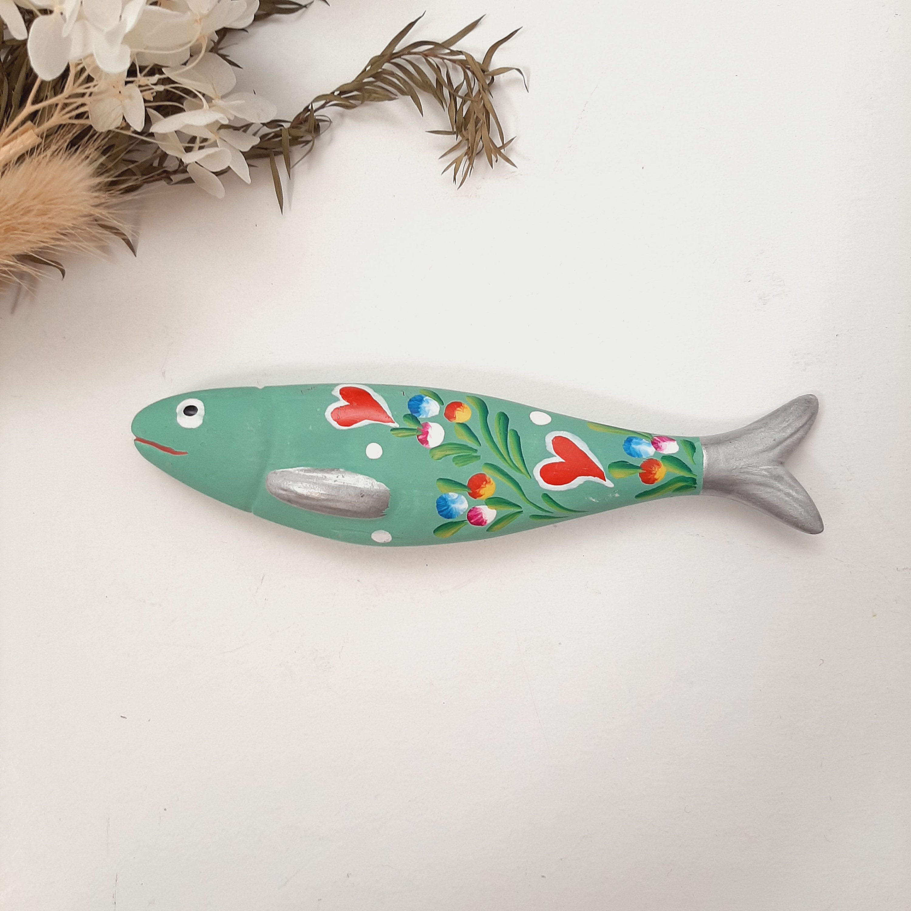 さ*ん様 ヨシノヒトシ　クマの魚釣りデザイン皿 P1090858-e1647059841496.jpg