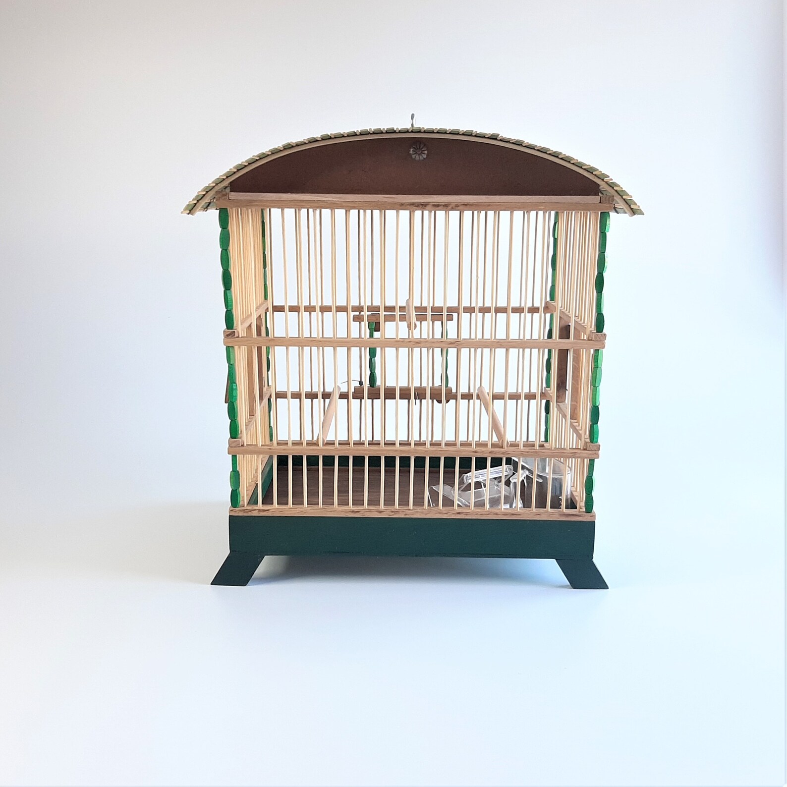SUPVOX Vogelnest Aus Holz – Vogelhäuschen, Ca. 20x12,5x20 Cm, Beige, Für Garten Oder Deko