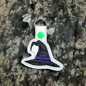 Wicked Witch Hat Snap Tab Machine Embroidery ITH ***DIGITAL DOWNLOAD***